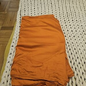 Buffy Breeze Duvet Cover- King Size In Saffron